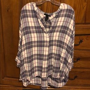 Lane Bryant The Big Shirt Plaid 22W